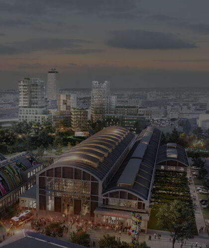 Simulation de la future zone commerciale Saint Denis