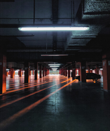 Image d'un parking pour représenter le métier de la société publique des mobilités